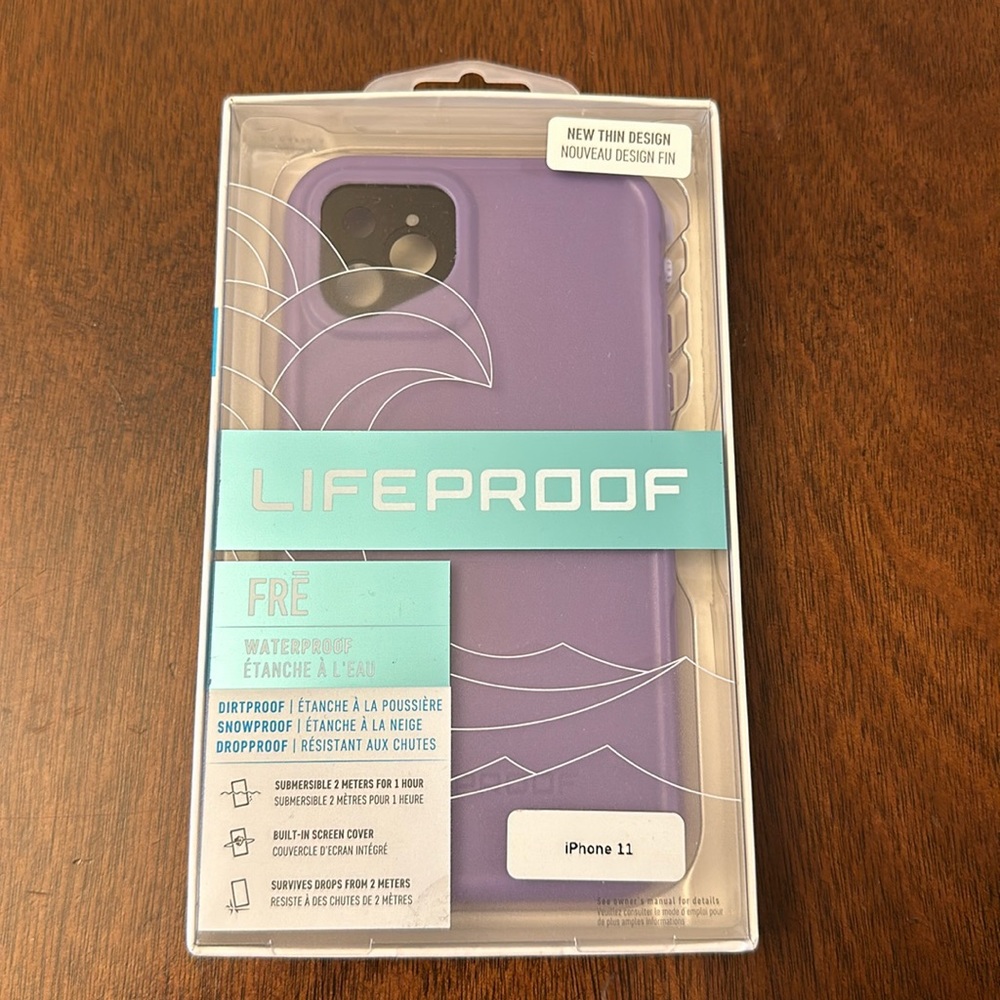 Brand New iPhone 11 Lifeproof Fre Case - Violet